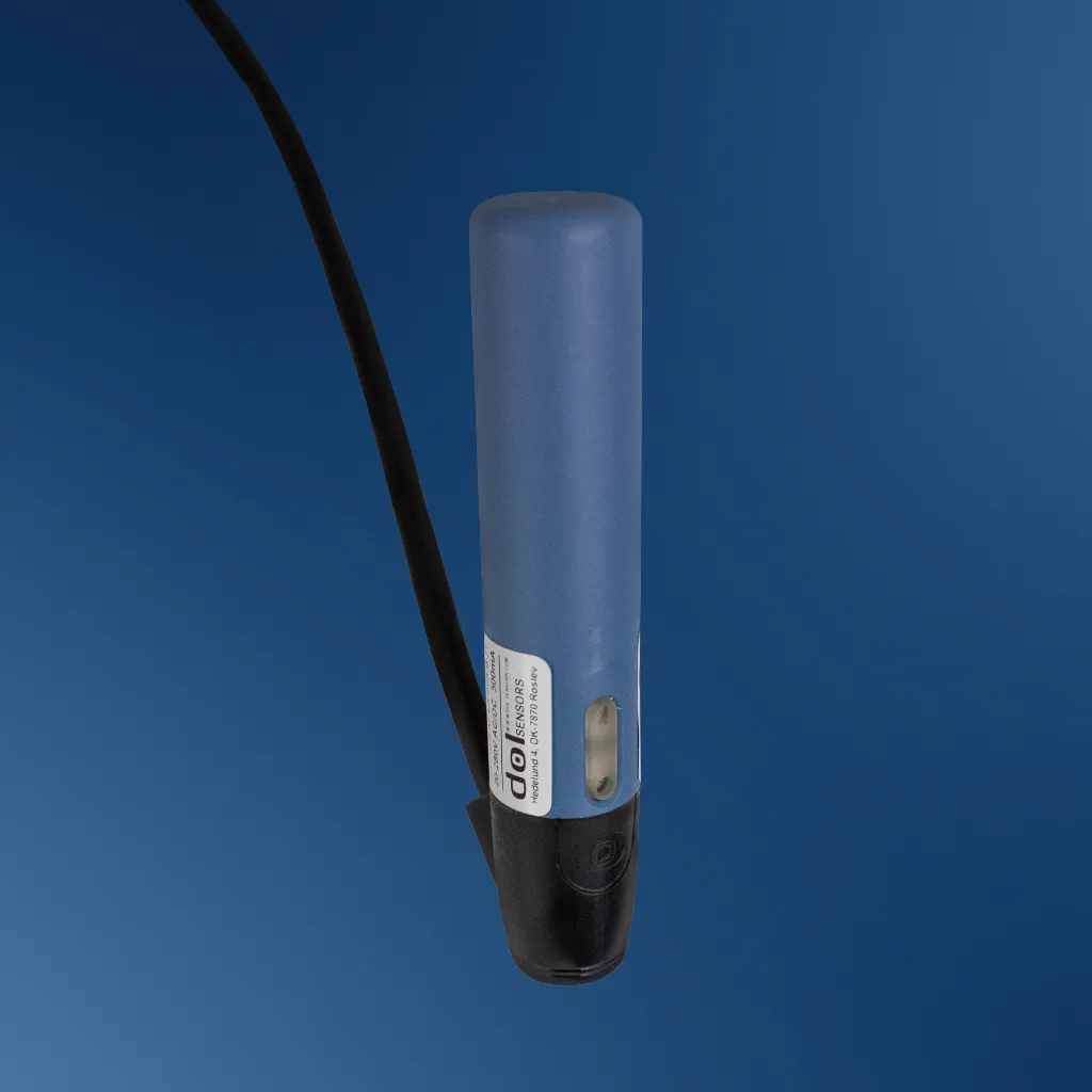 DOL 26 small capacitive sensor, O18 round body with top cable entry