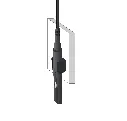DOL 114 sensor mounted through barn wall panel - installation diagram