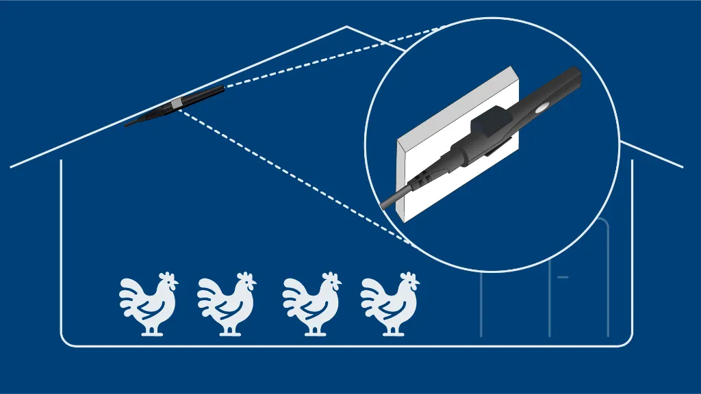 DOL 16 light sensor mounting diagram for poultry houses