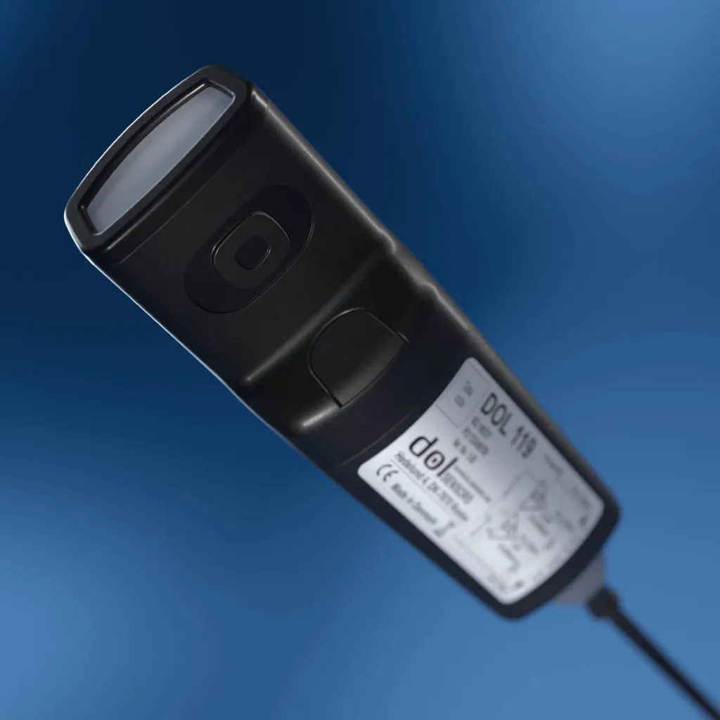 DOL 119 CO2 sensor - close-up of sensor head