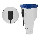 DOL 20 capacitive sensor mounted on feed hopper drop tube